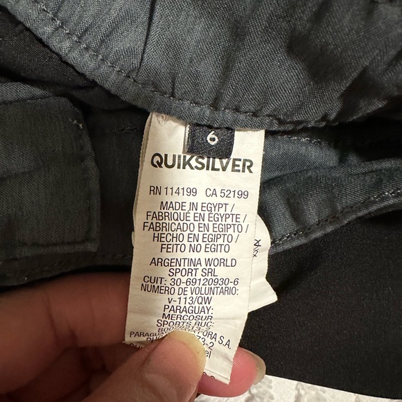 Boys Quiksilver Hybrid & Cat & Jack Chino Shorts Bundle - Size 6 & 7 (3pc) - Picture 3 of 8